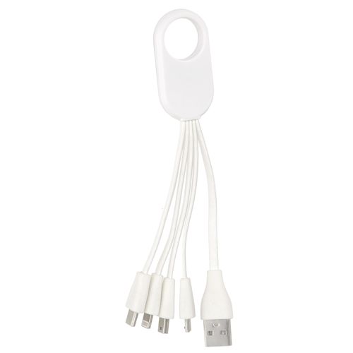 Câble USB 3-en-1 Écologique en Paille de Blé Personnalisable