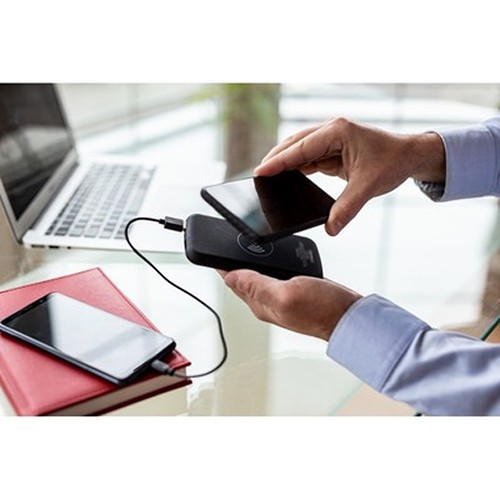 Power Bank 8000 mAh avec Chargeur Sans Fil 5W Personnalisable