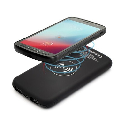 Power Bank 8000 mAh avec Chargeur Sans Fil 5W Personnalisable