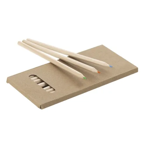 Boîte de 12 Crayons de Couleur Personnalisables en Carton Recyclé