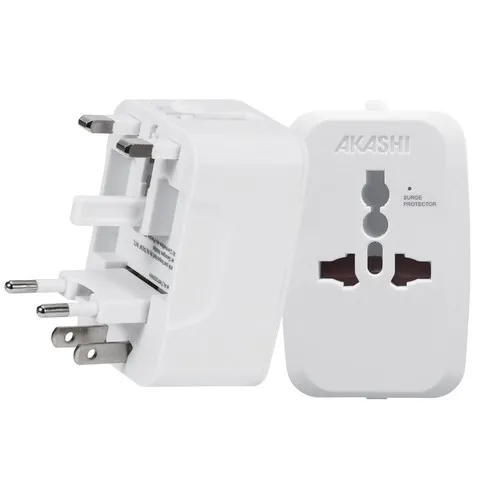 ADAPTATEUR UNIVERSEL DE VOYAGE - BLANC