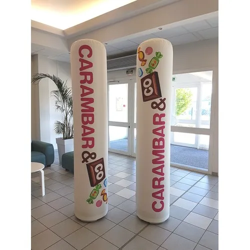 Colonne Gonflable Air Captif Personnalisée - Signalétique Silencieuse
