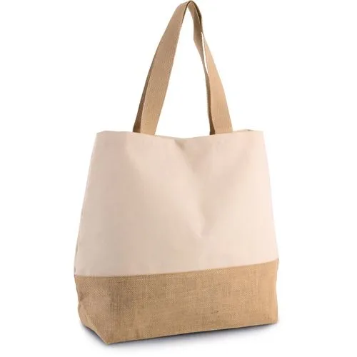Sac Shopping Coton et Jute Personnalisable - Éco-responsable