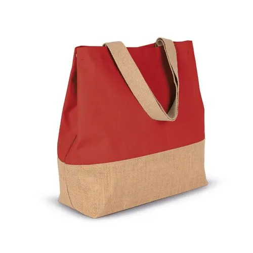 Sac Shopping Coton et Jute Personnalisable - Éco-responsable