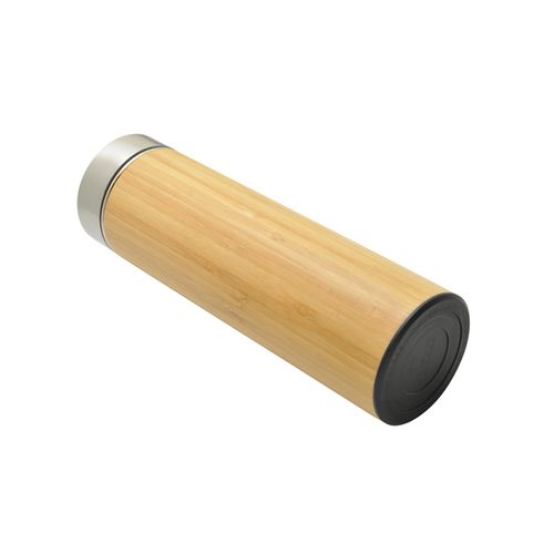Bouteille Isotherme Bambou 480ml avec Infuseur - Personnalisable