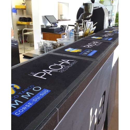Tapis de comptoir personnalisable - Protection et visibilité de marque