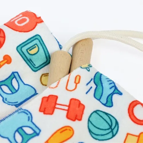 Serviette de Sport avec Poche Personnalisable par Sérigraphie