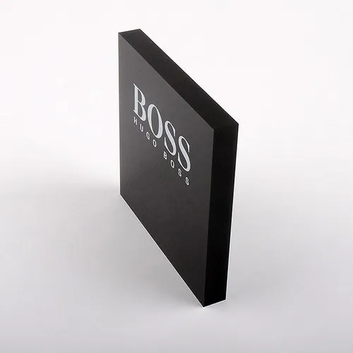 Présentoir personnalisé par sérigraphie - Communication visuelle