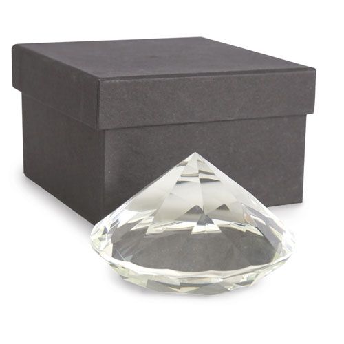 Presse-papier loupe en verre personnalisable EVAN - Ø76mm