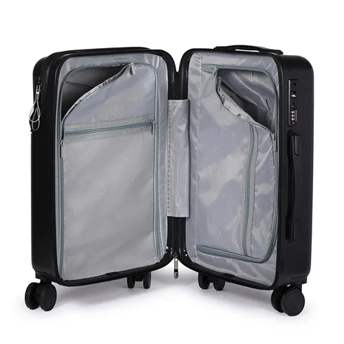 Trolley Cabine ABS avec Compartiment PC et Port USB Personnalisable