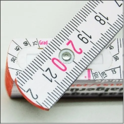 Mètre Pliant Publicitaire en Bois de Hêtre 2m - Personnalisable