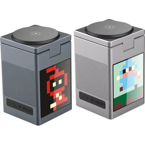 Station de charge sans fil 15W avec réveil et haut-parleur intégré