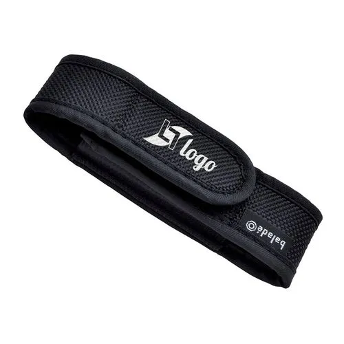 Etui de ceinture en nylon 'Slim', small, noir