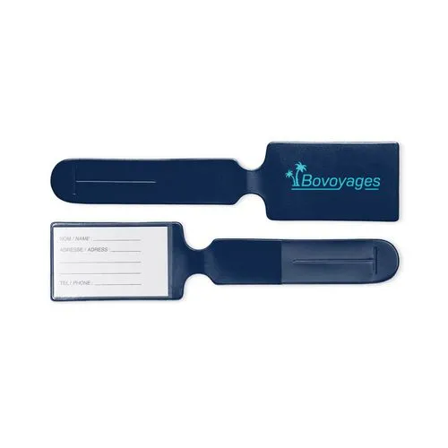 ÉTIQUETTE À BAGAGE EN PVC RECYCLÉ