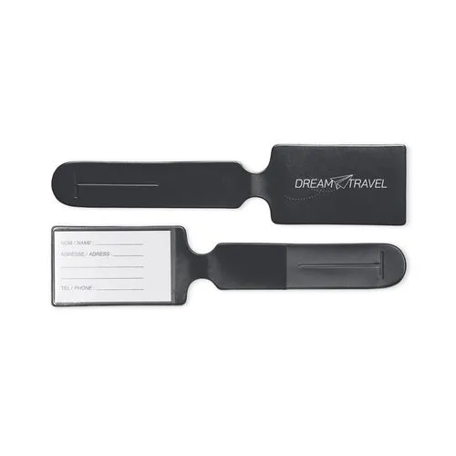 ÉTIQUETTE À BAGAGE EN PVC RECYCLÉ