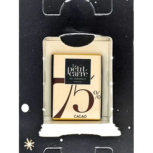 Calendrier de l'Avent Cubique Personnalisé avec Chocolats Grands Crus