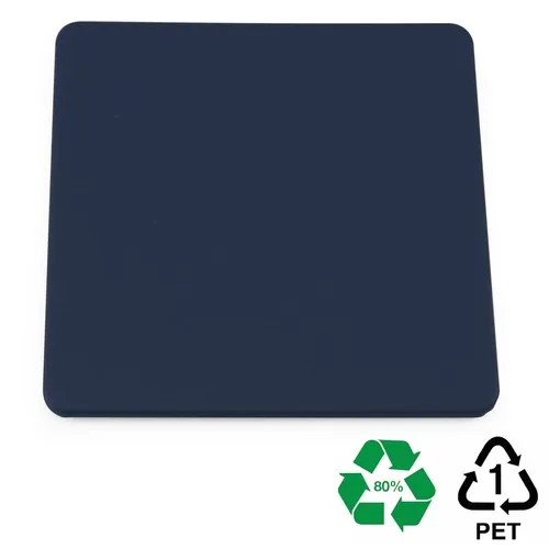 Sous-verre carré personnalisable en rPET recyclé 100x100mm