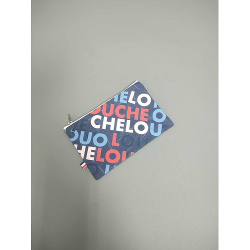Trousse Plate Coton Personnalisable All-Over - Fabrication Française