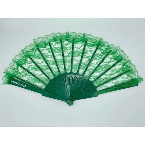 Éventail personnalisable en plastique et tissu - Dès 500 ex.