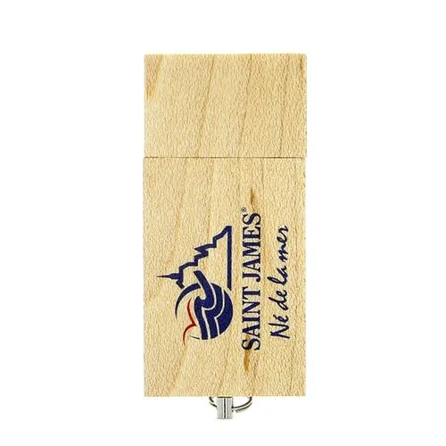 Clé USB SQUARE Bois 2 GO