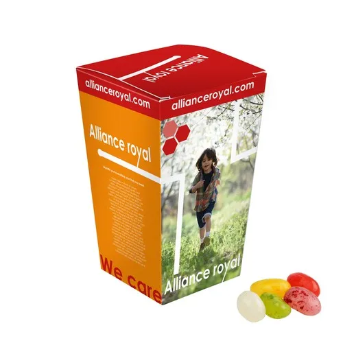 Boîte porte-gobelet voiture personnalisable avec bonbons