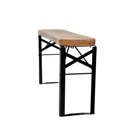 Banc pliant personnalisable avec impression UV - Bois et métal