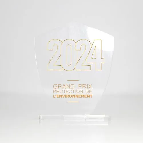 Trophée en plexiglas BLASON - France 3 mm