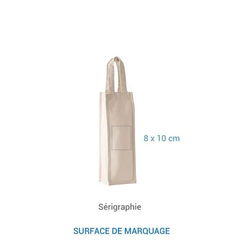 Sac porte bouteille GABIN 250 BIO - Ecru