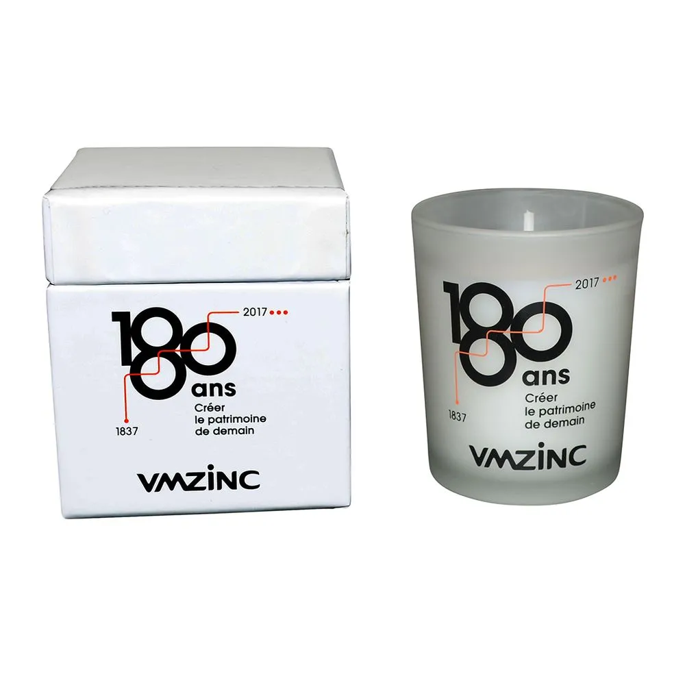 Bougie Parfumée Personnalisée Grand Format - Sérigraphie sur mesure