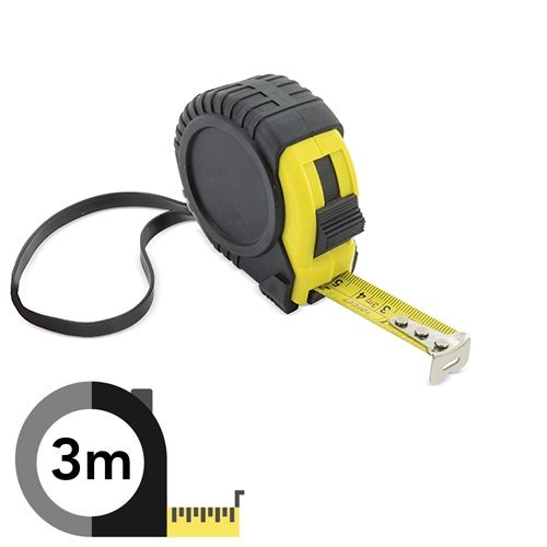 Mètre ruban 3m personnalisable - Largeur 16mm avec frein automatique