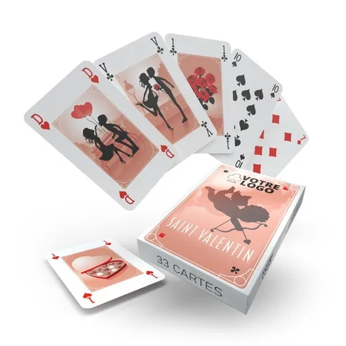 Jeu de Belote "St Valentin" - 33 cartes