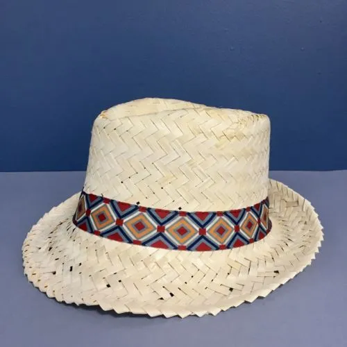 Chapeau Rio Publicitaire en Matière Végétale - Bandeau Personnalisé