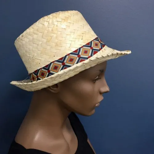 Chapeau Rio Publicitaire en Matière Végétale - Bandeau Personnalisé