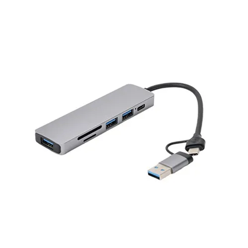 Hub Multi-Connecteur USB-C Personnalisable - 6 Ports