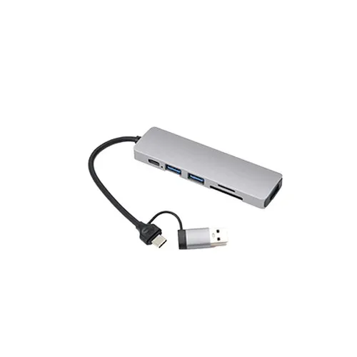 Hub Multi-Connecteur USB-C Personnalisable - 6 Ports
