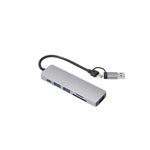 Hub Multi-Connecteur USB-C Personnalisable - 6 Ports
