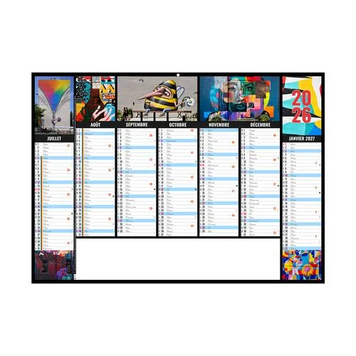 CAMELEON 2026 - MIDI 430 x 335 mm - LEGER 400G - SANS MARQUAGE - 1 TROU EN TETE