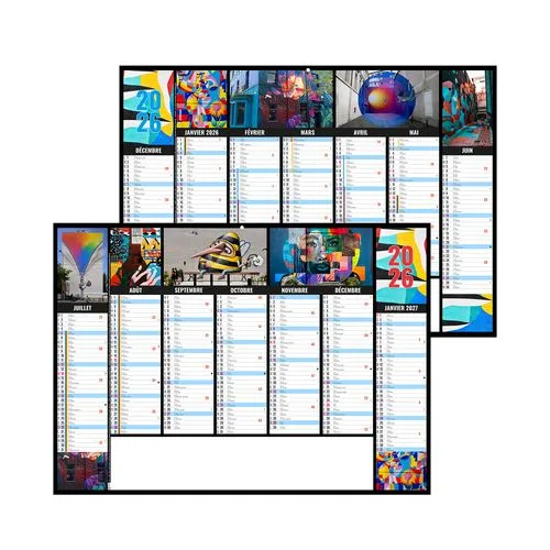 CAMELEON 2026 - MIDI 430 x 335 mm - LEGER 400G - SANS MARQUAGE - 1 TROU EN TETE