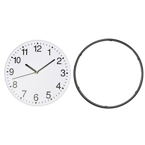 Horloge murale personnalisable Ø30 cm - Cadeau d'entreprise