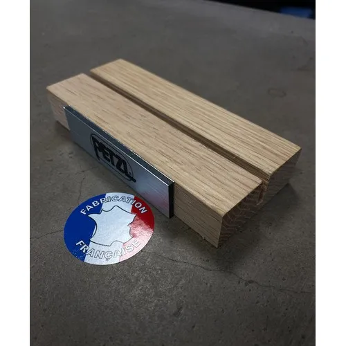 Support en chêne massif avec rainure - Fabrication française artisanale