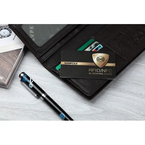 Carte Anti RFID  RFID Blocking card Toutes les couleurs