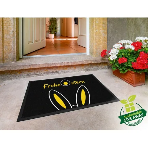 Tapis de sol personnalisé motif Pâques - Fabrication allemande