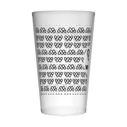 Gobelet réutilisable personnalisé 25cl - Sérigraphie 1 couleur (Fond Wobz)