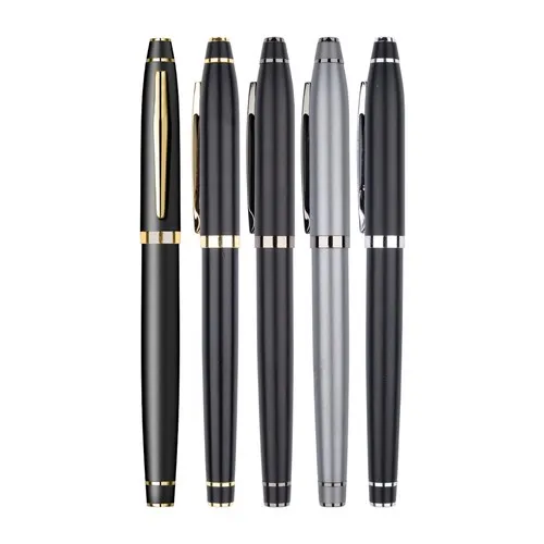 Stylo roller métallique