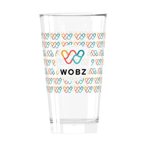 Verre à bière personnalisé Shaker 37cl - Quadrichomie