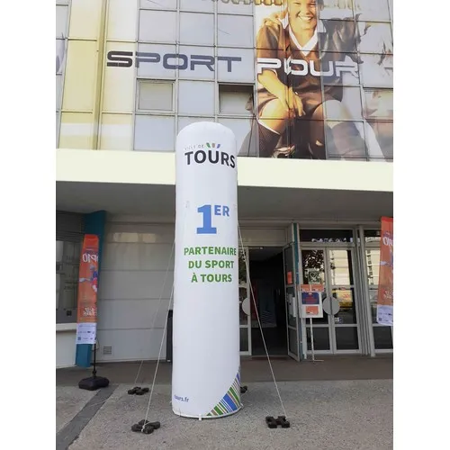 Colonne Gonflable Auto-Ventilée Personnalisable - PLV Verticale