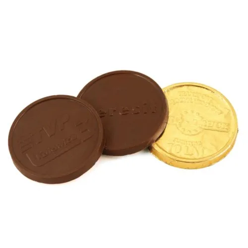 Médailles au chocolat 66 mm