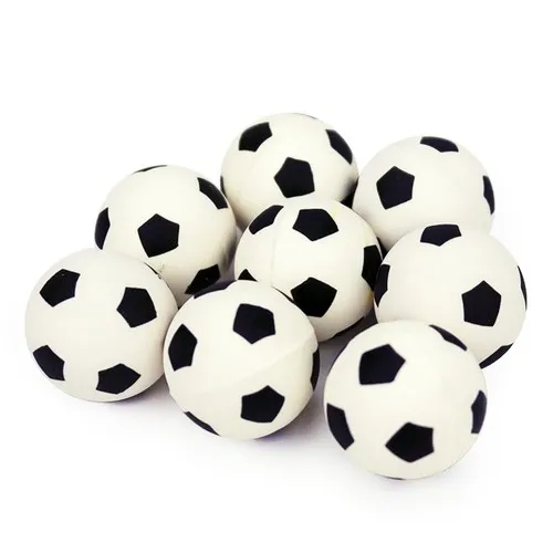 8 BALLES REBONDISSANTES 2.5 CM  FOOTBALL