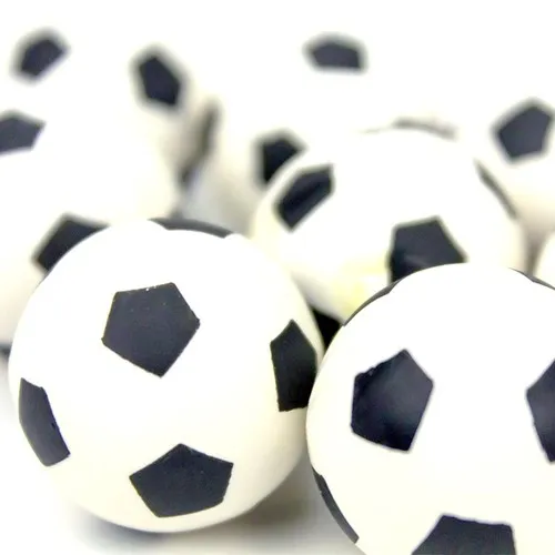 8 BALLES REBONDISSANTES 2.5 CM  FOOTBALL