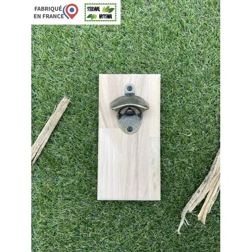 Décapsuleur Mural Bois Personnalisable Made in France